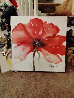 Gorgeous Floral Canvas Print Never Used