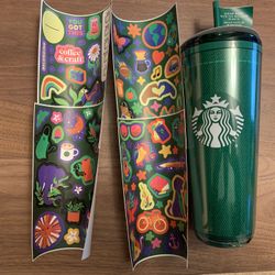 Starbucks Tumbler Green Apron