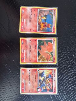 Pokémon Fire Type Card Lot of 3