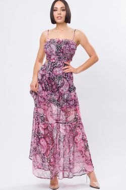 Printed Maxi Dress