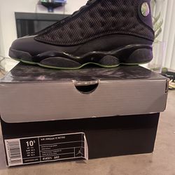 DS BNIB 2010 Nike Air Jordan 13 Altitude Black Green Size 10.5