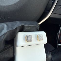 7mm Moissanite Earrings 