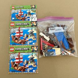 Lego Minecraft 21152, 21153, 21154