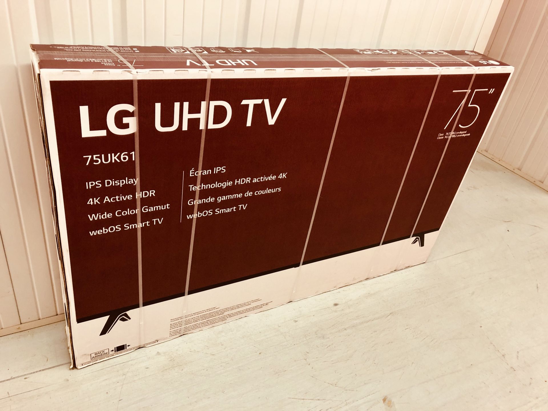 LG - 75" Class - LED - UK6190 Series - 2160p - Smart - 4K UHD TV with HDR Brand New In Box