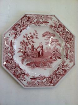 The Spode Archive Sutherland Collection Girl at Well 10" Bone China Plate Made in England