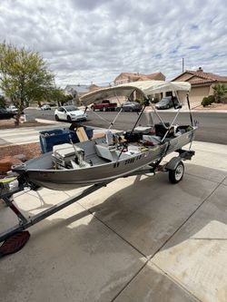 12 Ft Sea Nymph Boat With New Mercury Motor, Trailer