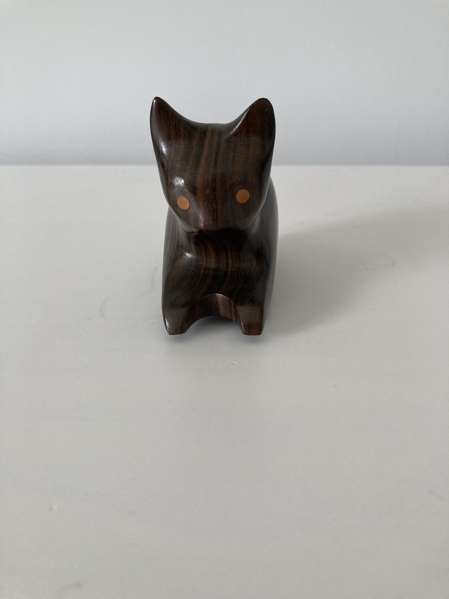 Vintage Cat Figurine From Philippines 1975