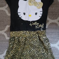Size S GIRLS DRESS HELLO KITTY