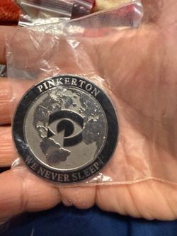 Pinkerton Silver challenge coin