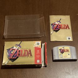 Nintendo 64 Zelda Ocarina of Time FR Box 