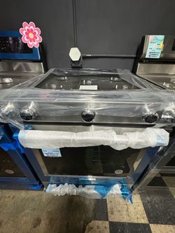 KitchenAid Slide In Gas Stove In Stainless Steel