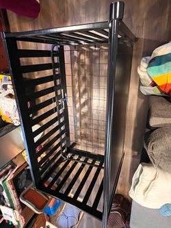 Black Adjustable Crib