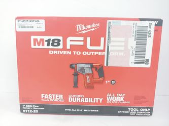 Brand New Milwaukee M18 Fuel Rotary Hammer