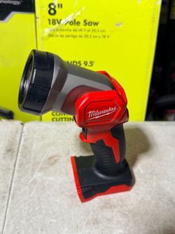 Milwaukee TOOL ONLY M18 18-Volt Lithium-lon Cordless 100 Lumens LED Flashlight USED $45