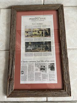 Print Framed In  Barn Wood Injun Sumner