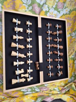 Wooden chess set