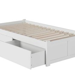 White XL Twin Bed- Unopened  
