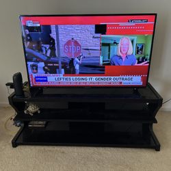 50” Insignia Flat Screen Smart TV And Stand