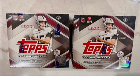 2026 Topps Flaggship Football Jumbo Hobby Box