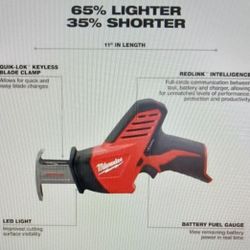 Milwaukee M12 HACKZALL Reciprocating Saw - New