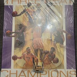Three Peat Laker Poster Frame