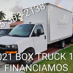2021 CHEVROLET COMMERCIAL BOX TRUCK CAJA 14' FT.