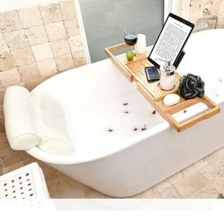 bamboo bath caddy 