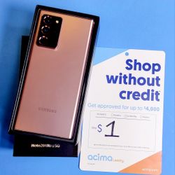 Samsung Galaxy Note20 Ultra 128gb Unlocked! FREE Smartwach/ Headphones. Pay $1 Today Rest in payments. NO CREDIT NEEDED FINANCING 