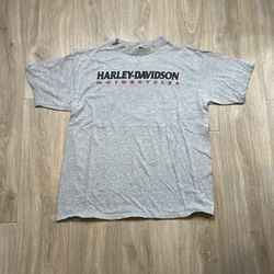 Vintage Harley Davidson, Gray T-Shirt
