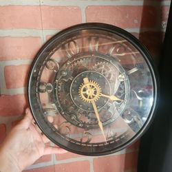 steampunk industrial clock