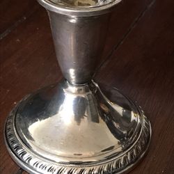Sterling Silver Candle Stick 