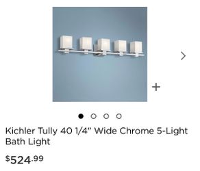 Kichler bathroom lighting vanity 5 lights