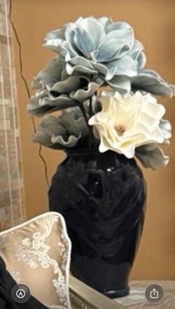 Black vase