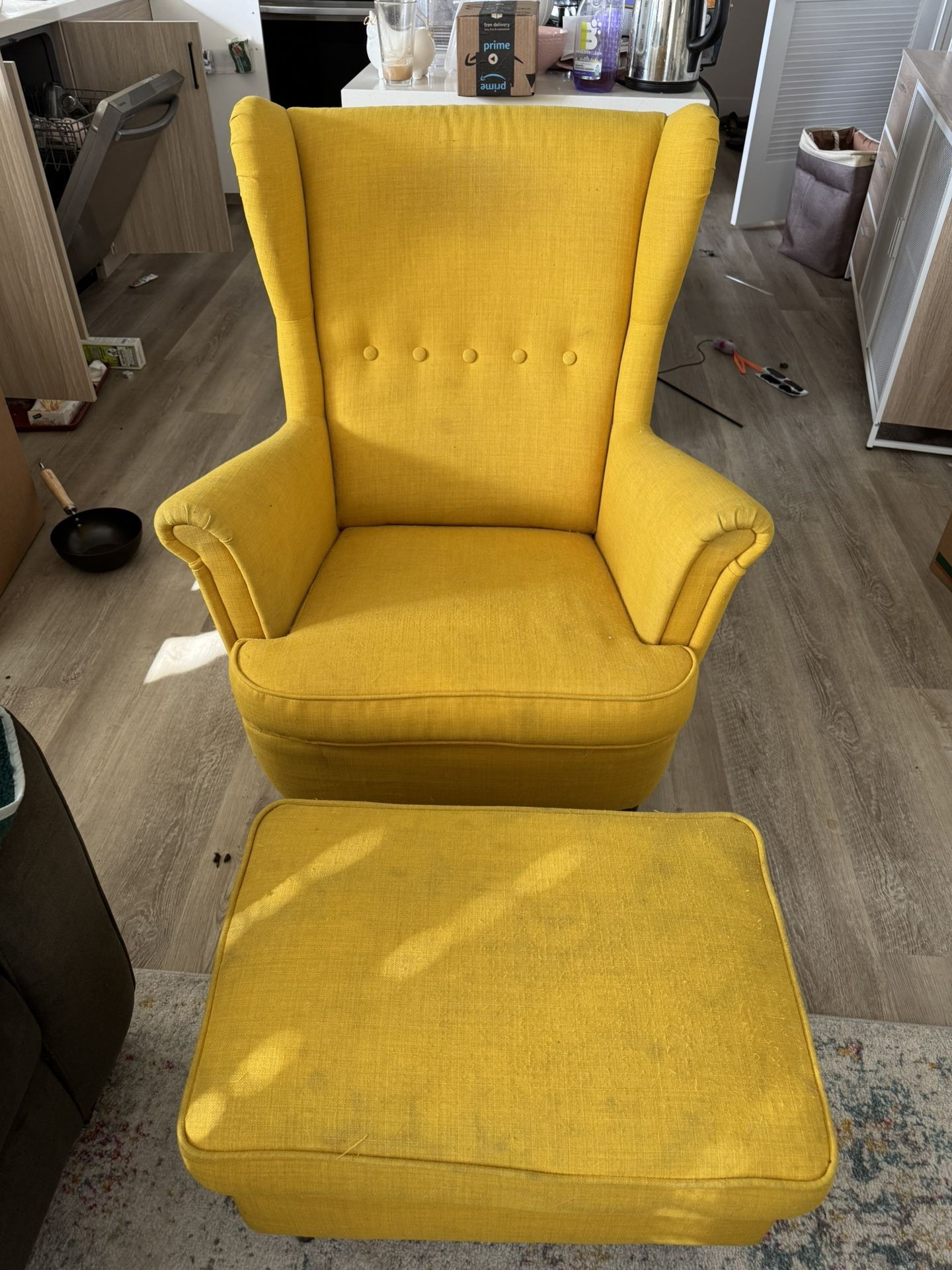 IKEA Chair And Ottoman