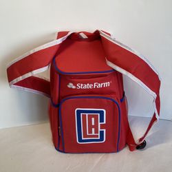 CLIPPERS BASKETBALL NBA BACKPACK RED BLUE MEDIUM SIZE