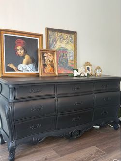 Black Dresser Boho