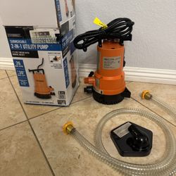 Everbilt 1/4 HP 2-in-1 Submersible Utility and Transfer Pump