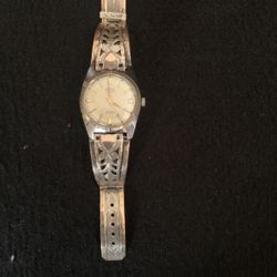 Vintage Austin Watch Silver/gold Custom Bracelet 