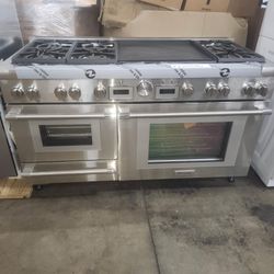 Thermador Pro Grand 60 Inch Dual Fuel Range And Hood