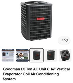 Goodman 1.5 Ton Air Conditioner Unit Brand New