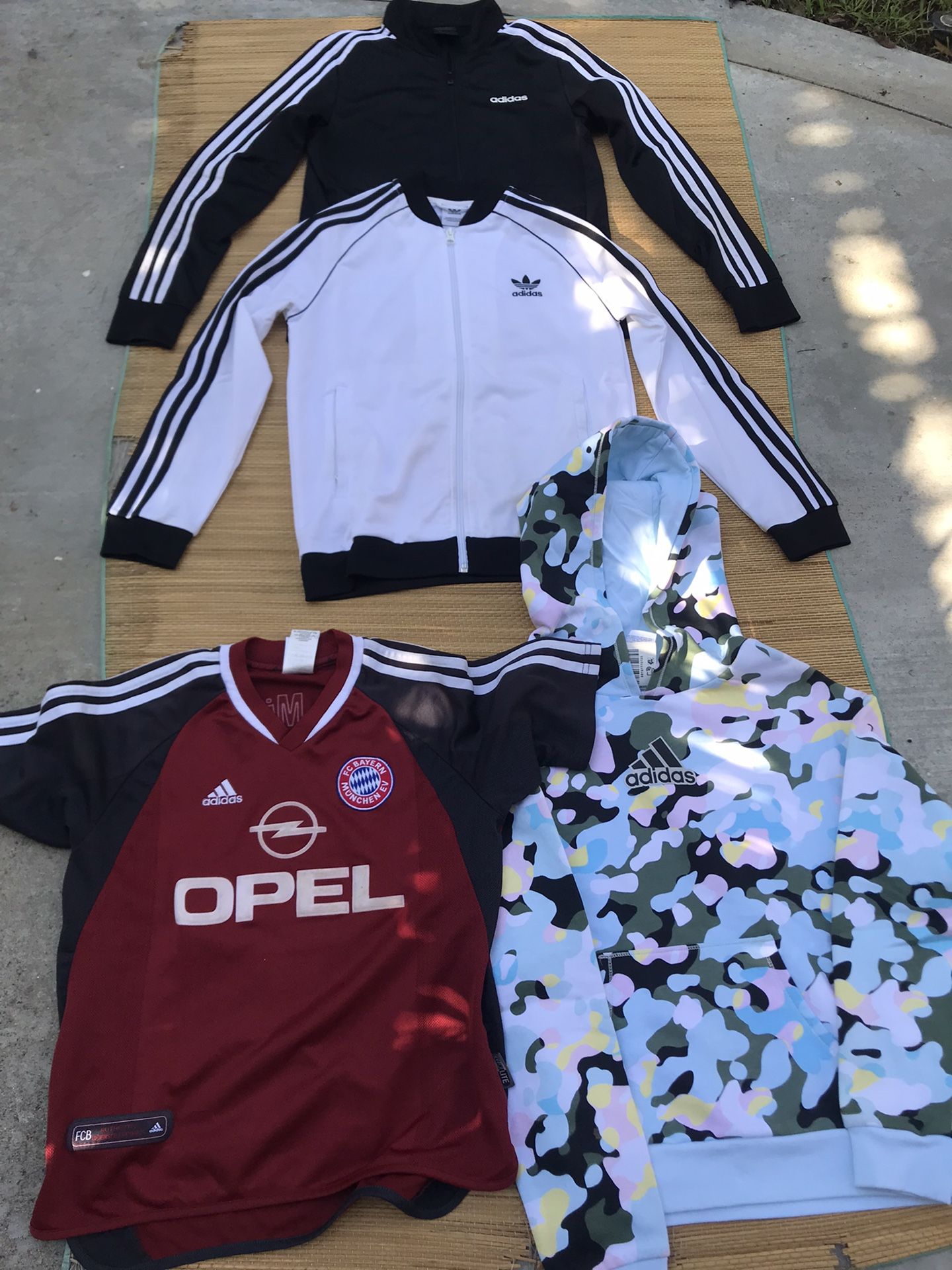 adidas Warm Up 3 Stripes Jacket Size S