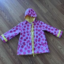 Girl Rain Jacket Size For Age 4-5