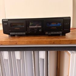 Sony Double Cassette Player