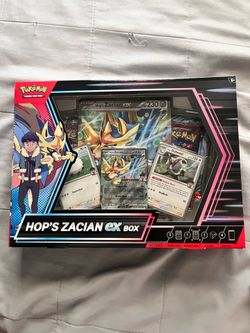 Hop's Zacian ex Box Pokémon TCG Promo English Hop Zacian Dubwool 1 Box
