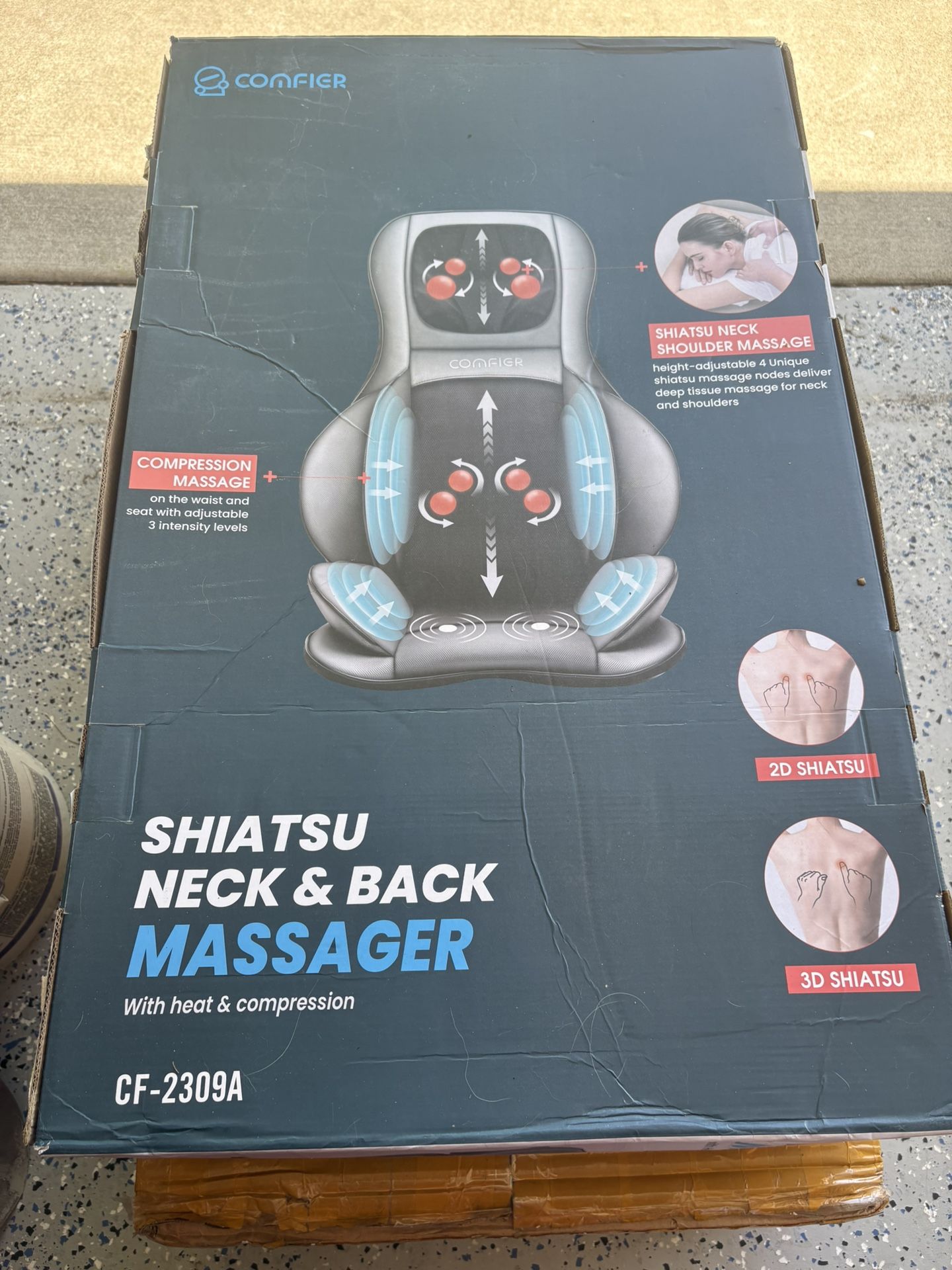 Comfier shiatsu Neck & Back Massager
