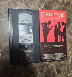Lean on Me VHS Tape with Case
