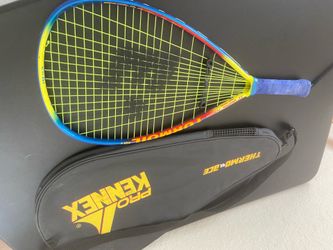 E-Force Bedlam racquetball racquet featuring 22-inch LongString technology.