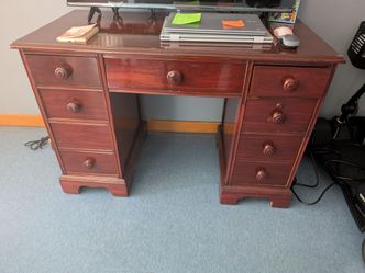 Desk and chair