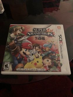 Nintendo 3ds super smash bros