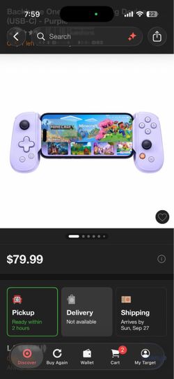 Backbone One Mobile Gaming Device
